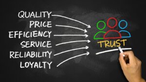 The importance of trust in an equipment provider